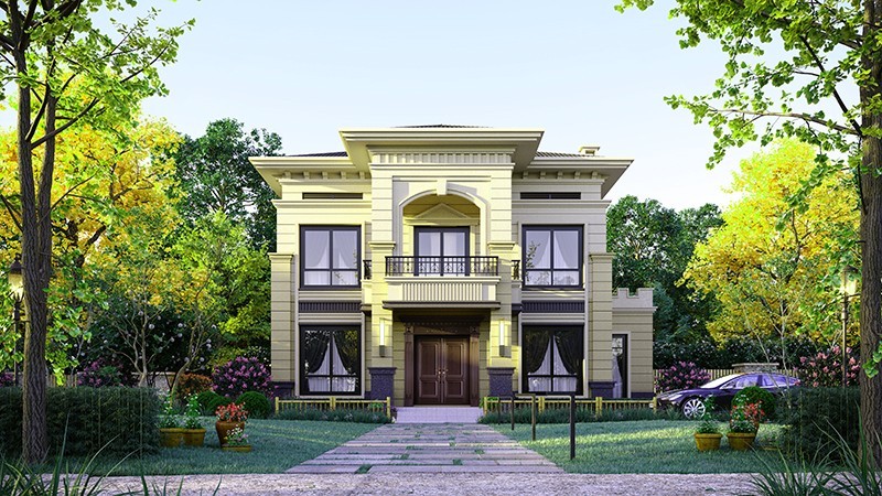 阿勒泰中式合院住宅，开放庭院与邻里乡亲更亲近